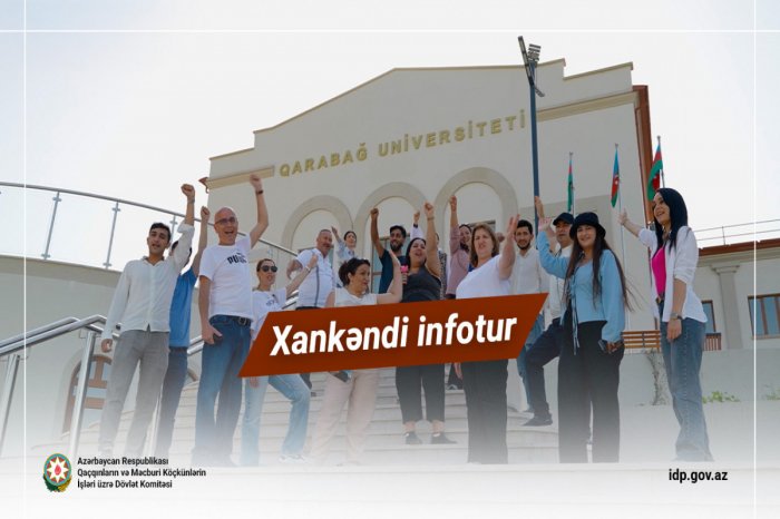 Xankəndi şəhərinə infotur təşkil edilib    I VİDEO     
