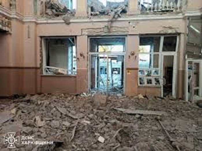 Rusiya Xarkov vilayətinə kütləvi zərbələr endirib