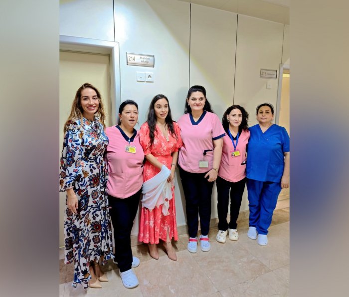 Leyla və Arzu Əliyevalar Milli Onkologiya Mərkəzinə baş çəkiblər