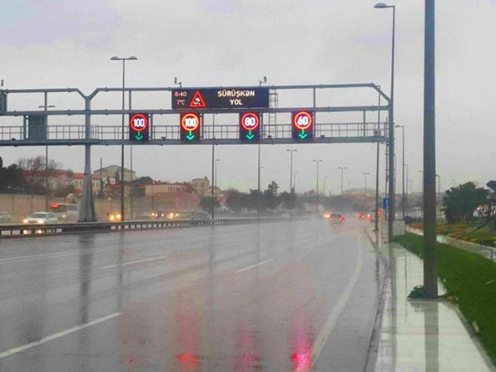 Zığ dairəsi-Hava Limanı yolunda sürət həddi endirilib  
