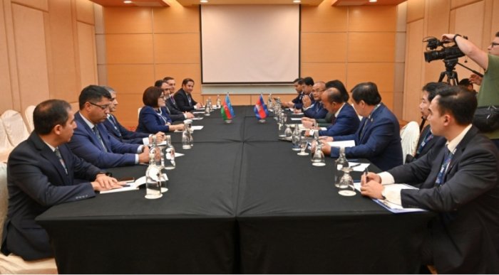  Sahibə Qafarova Kamboca Milli Assambleyasının sədri ilə görüşüb