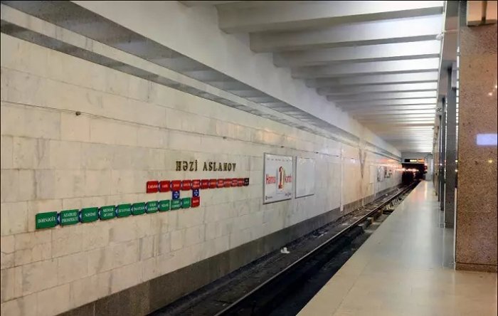 "Həzi Aslanov" stansiyasında bərpa işlərinin yeni mərhələsi başlayıb
