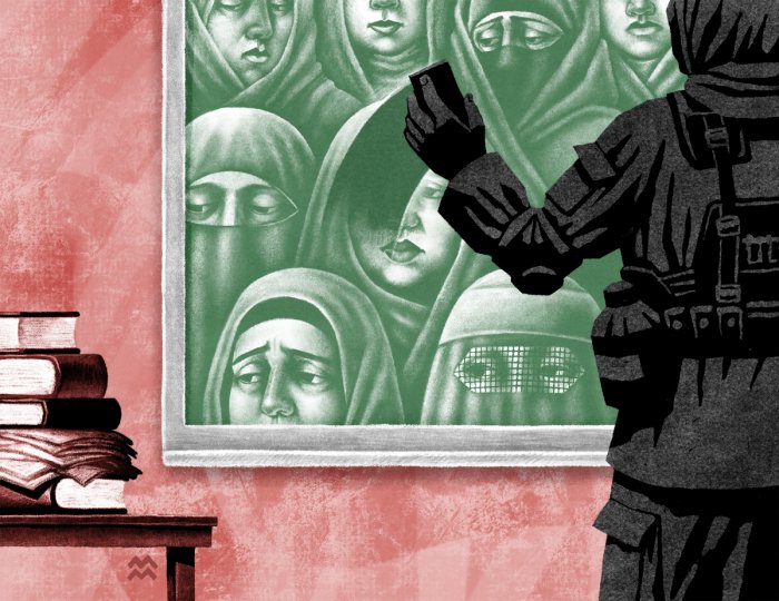    "Taliban" qadınların qələmini də əllərindən alır   