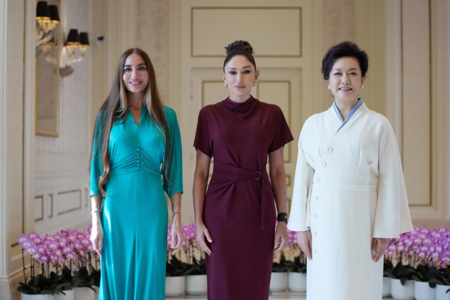   Mehriban Aliyeva nahm an einer Bootsfahrt mit den Ehepartnern der Staats- und Regierungschefs teil, die am SCO-Plus-Treffen teilnahmen  