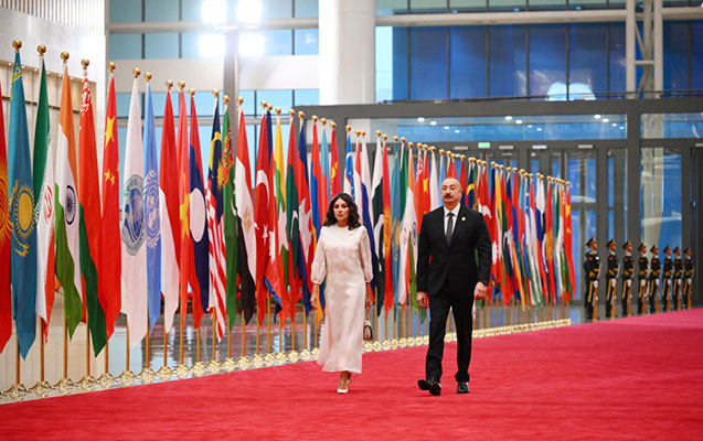  President Ilham Aliyev shares a post about his working visit to China on his social media accounts 