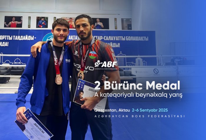Boksçularımız beynəlxalq turnirdə 2 medal qazanıblar