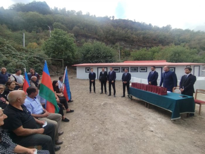  59 residents relocated to Shushakand village in Khojaly district receive house keys 