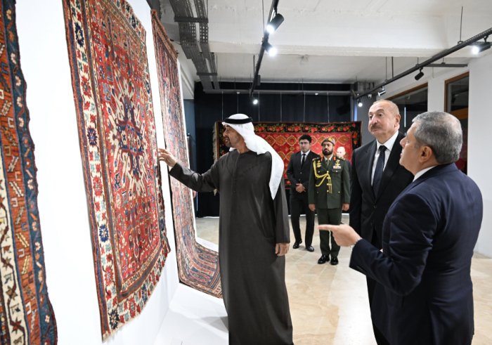    Liderlər Milli Xalça Muzeyinin Şuşa filialında olublar   