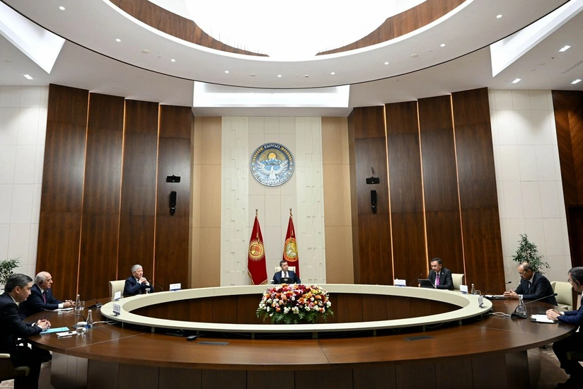  Ali Asadov traf sich mit Sadyr Japarov 