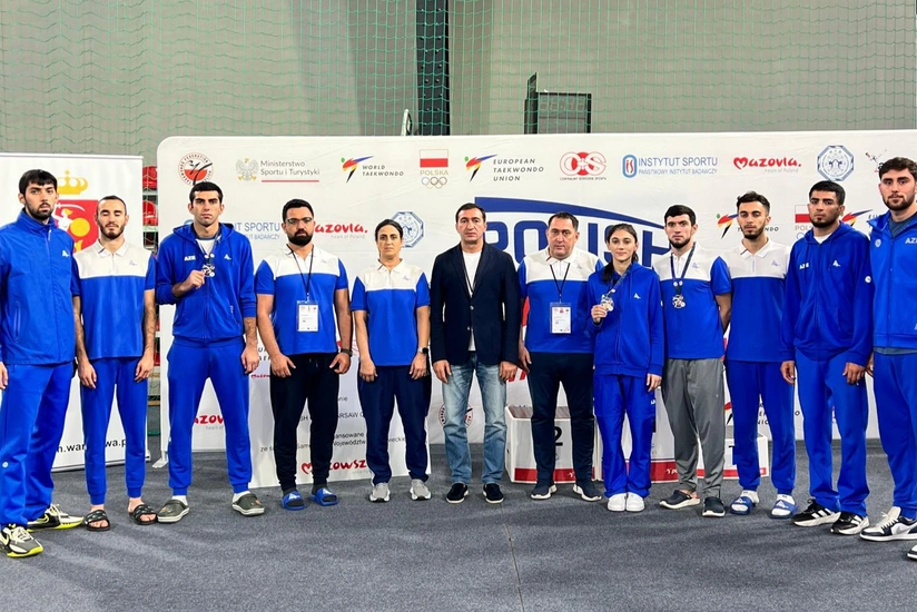   Aserbaidschanische Taekwondo-Athleten gewannen in Polen drei Medaillen  