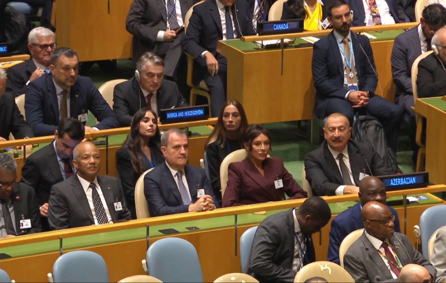  Azerbaijani President and First Lady attend high-level debates at 80th session of UN General Assembly 