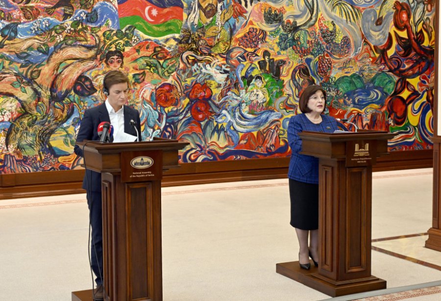 Speaker Sahiba Gafarova: There is great potential for developing ties with Serbia