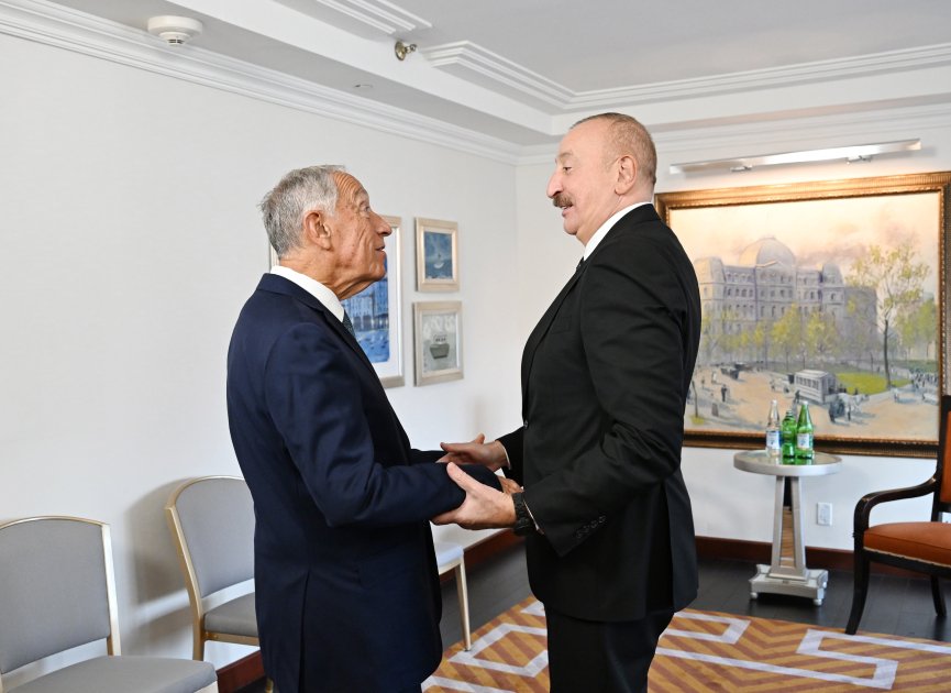 President Ilham Aliyev met with Prime Minister of Bulgaria & President of Portugal in New York - UPDATED