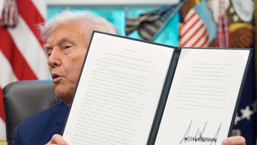 Trump signs order certifying TikTok deal meets US security requirements
