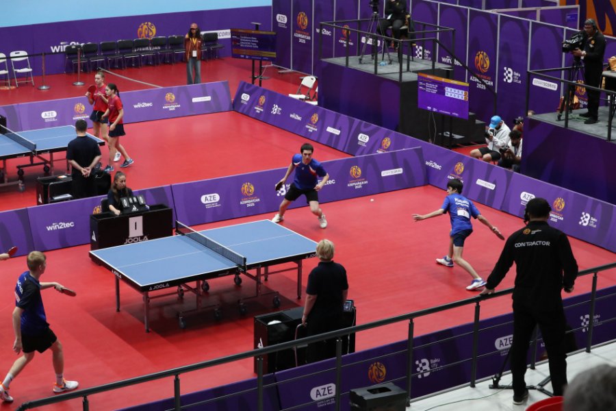   Los III Juegos de la CEI:   Tenistas de mesa azerbaiyanos ganan medalla de plata