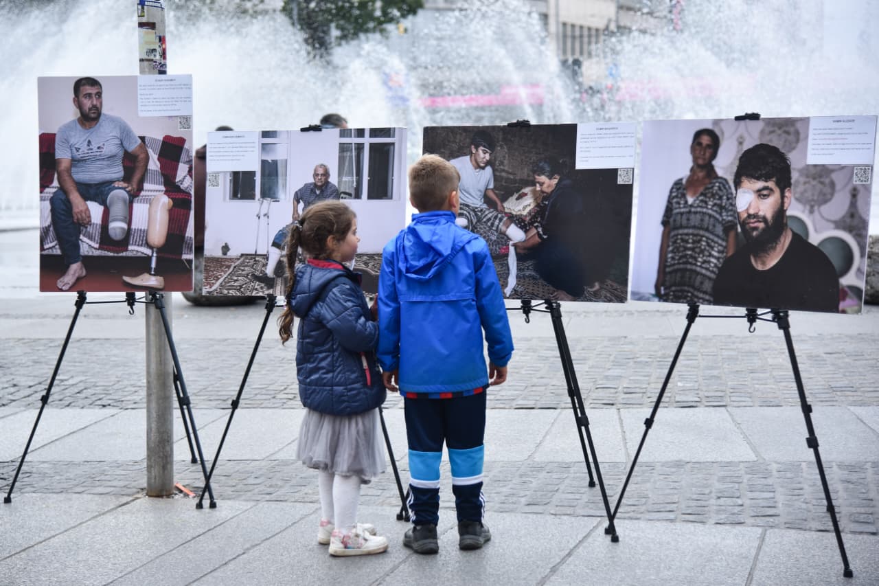 German Munich opens photo exhibition about mine victims in Azerbaijan