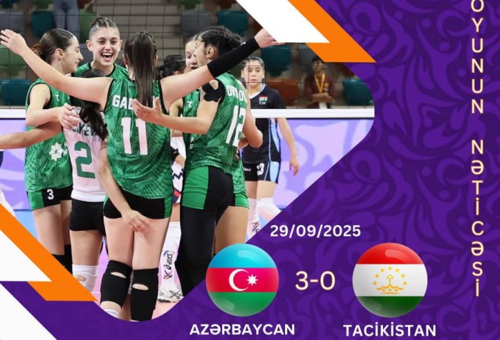 Azərbaycanın voleybol millisi III MDB Oyunlarına qələbə ilə başlayıb  
