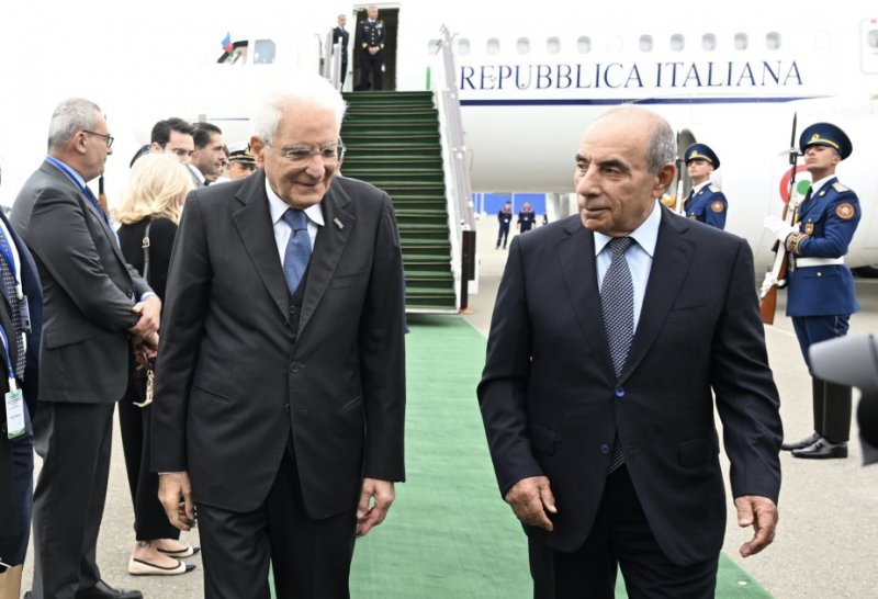  Italian President arrives in Azerbaijan for official visit 