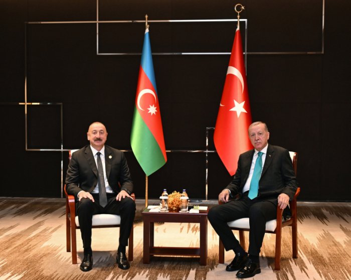  Azerbaijani and Turkish Presidents meet in China 