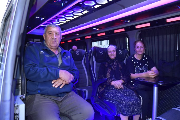   Azerbaijan relocates first group of residents to Shushakand and Sos villages, Girmizi Bazar settlement  