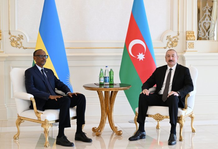   President of Azerbaijan and Rwanda hold one-on-one meeting  