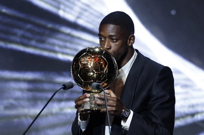 PSG striker Dembele wins Ballon d
