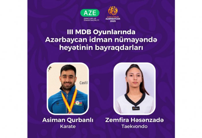  Azerbaijan announces flag bearers for opening ceremony of 3rd CIS Games  