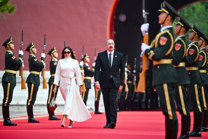  President Ilham Aliyev watches China
