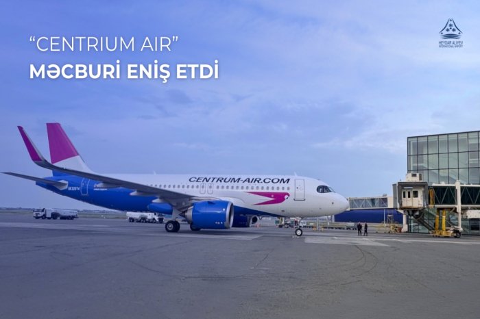 Səmərqəndə uçan təyyarə Bakıya enib