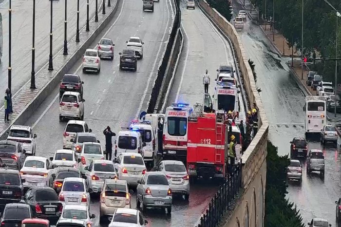 Babək prospektində qəza olub, bir nəfər ölüb
