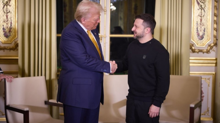  Tramp Zelenski ilə Parisdə görüşəcək 