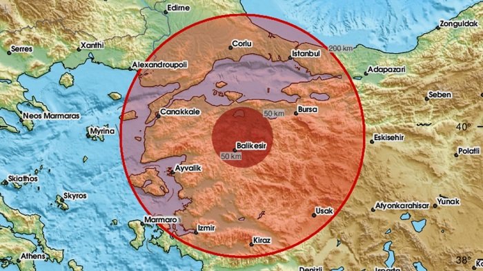Türkiyədə zəlzələ olub