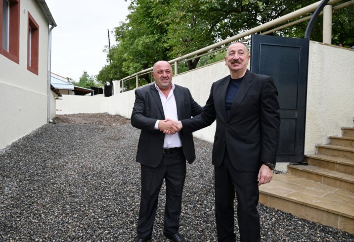   President Ilham Aliyev visited Girmizi Bazar settlement in Khojavend district  