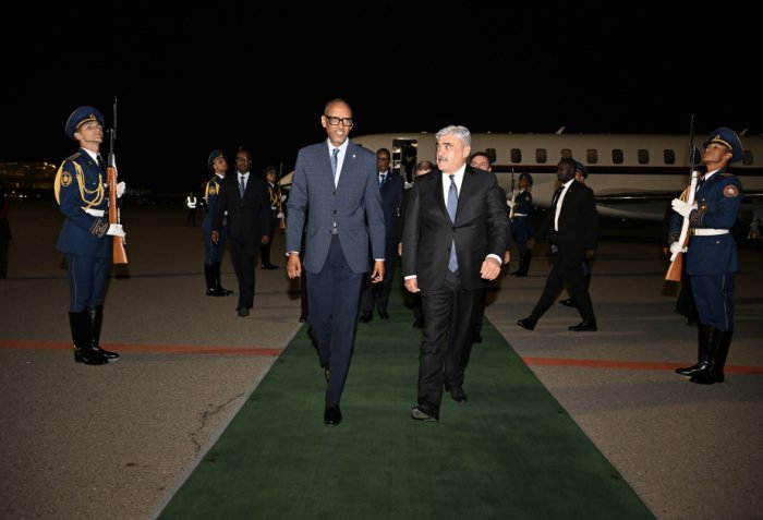    Ruanda Prezidenti Pol Kaqame Azərbaycana rəsmi səfərə gəlib  
   