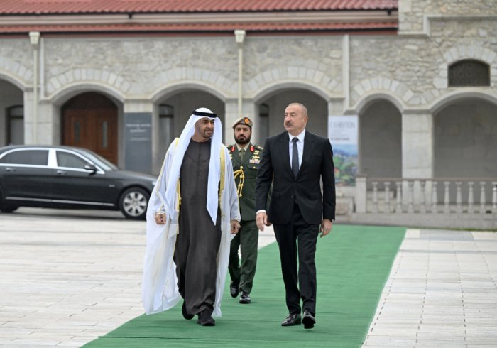  Official welcome ceremony was held for President of United Arab Emirates in Shusha - PHOTOS