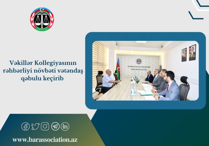 VK rəhbərliyi vətəndaş qəbulu keçirib |    FOTOLAR   