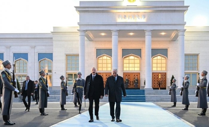  Prezident İlham Əliyevin Qazaxıstana dövlət səfəri başa çatıb  
 