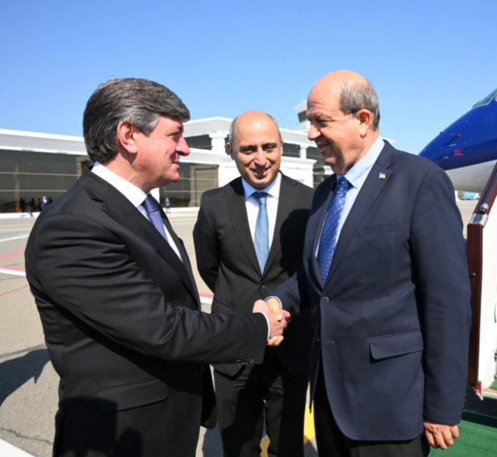    Şimali Kipr Türk Cümhuriyyətinin Prezidenti Qəbələdə   