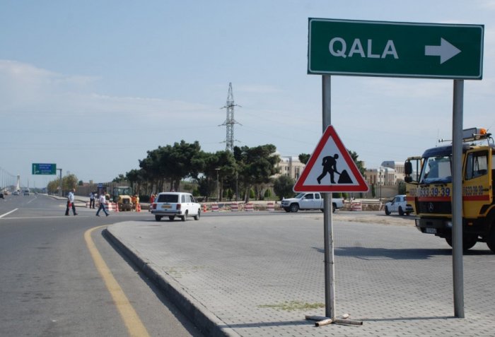 Mərdəkan prospektində yol hərəkətinin təşkili dəyişib  

