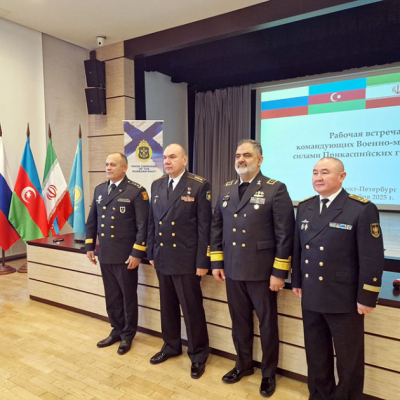 Navy Commanders of Caspian Sea Littoral States convene