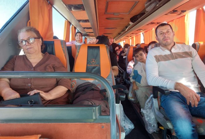 Xocalının Təzəbinə və Ballıca kəndlərinə növbəti köç karvanı yola salınıb