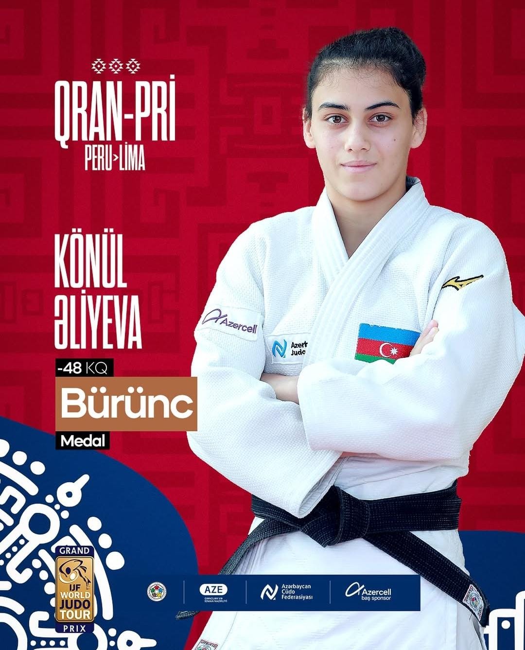   Azerbaijani judokas win four medals on first day of Lima Grand Prix  