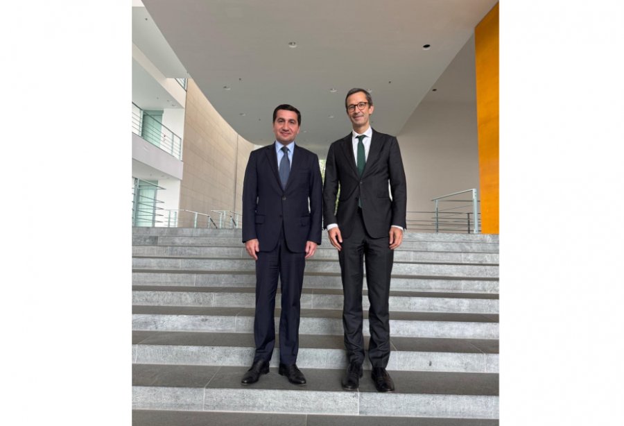 Assistant to Azerbaijani President meets with Advisor to German Chancellor