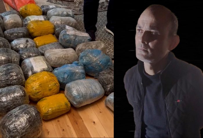 Narkokuryer 47 kq marixuana ilə saxlanılıb