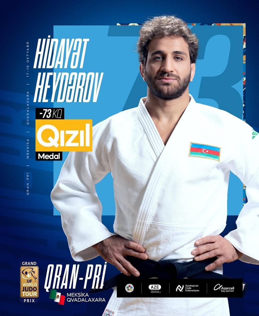   Aserbaidschanische Judokas holen drei Medaillen beim Grand Prix von Guadalajara  