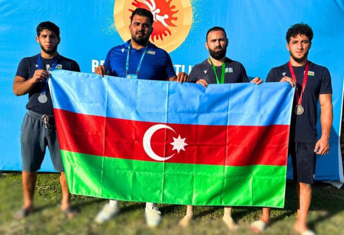 Çimərlik güləşçilərimiz dünya çepionu oldu