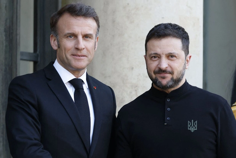   Selenskyj wird sich mit Macron treffen  