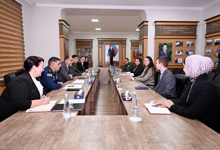 Azerbaijani and NATO representatives on military education hold meeting at National Defense University