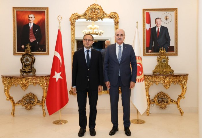 Speaker of Turkish Grand National Assembly meets with TURKPA Secretary General