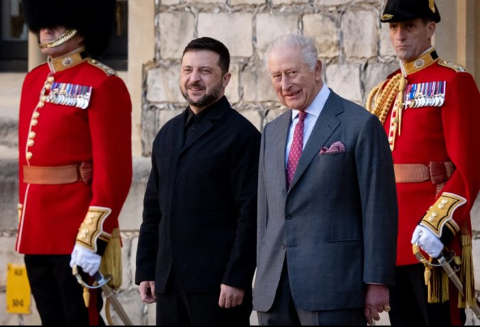 King Charles meets Zelensky at Windsor Castle